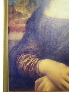 Mona Lisa framed canvas print