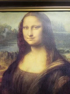 Mona Lisa framed canvas print