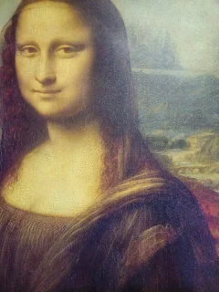 Mona Lisa framed canvas print