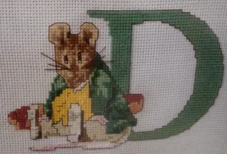 Beatrix Potter / Peter Rabbit style cross stitch alphabet