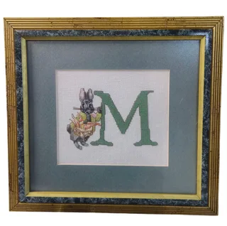 Beatrix Potter / Peter Rabbit style cross stitch alphabet