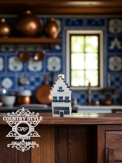 KLM Delft Blue Miniature House #96