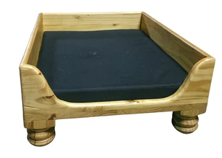 Elevated Wooden Dog Bed