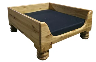 Elevated Wooden Dog Bed
