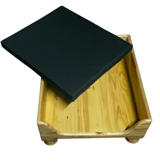 Elevated Wooden Dog Bed