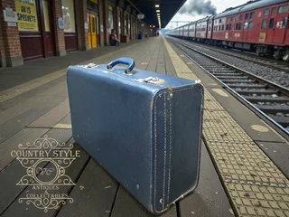 Mid-Century Meteor Luggage Suitcase