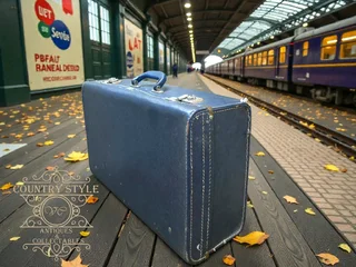 Mid-Century Meteor Luggage Suitcase