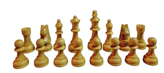 Vintage-Style Wooden Chess/Games Table