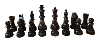 Vintage-Style Wooden Chess/Games Table