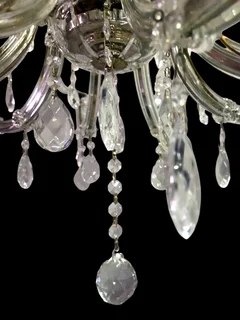 Baroque and Rococostyle12-Arm Crystal Chandelier