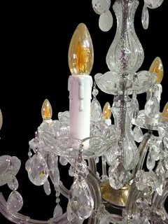 Baroque and Rococostyle12-Arm Crystal Chandelier