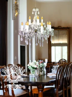 Baroque and Rococostyle12-Arm Crystal Chandelier