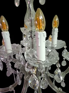 Baroque and Rococostyle12-Arm Crystal Chandelier