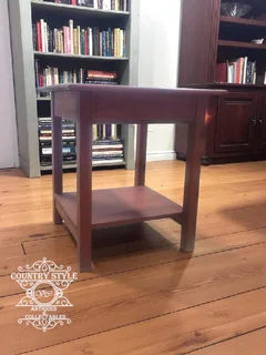 Vintage Square End/Side Table