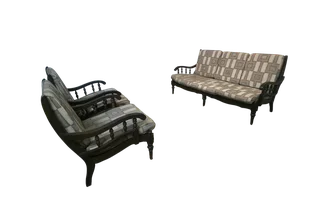 Vintage three-piece Sofa Set