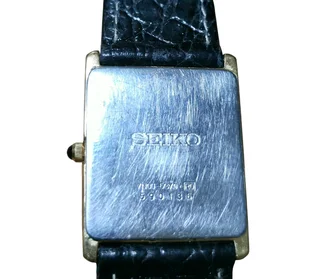 VintageSeiko Quartz Rectangular Dress Watch