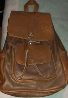 Leather handbag/backpack