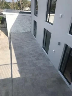 Outdoor paving pattern