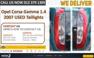 OPEL CORSA GAMMA 1.4 2007 TAILLIGHTS – USED FOR SALE