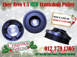 Now On Special – Chev Aveo 1.5 New Crankshaft Pulley