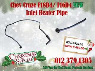 Now On Special – Chev Cruze F16/f18d4 New Inlet Heater Pipe
