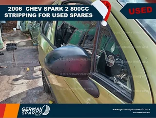 2006 Chev Spark 2 800cc Stripping for used spares