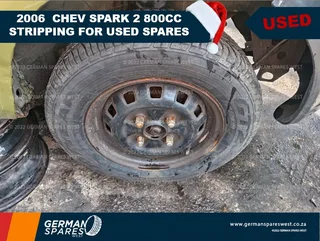2006 Chev Spark 2 800cc Stripping for used spares