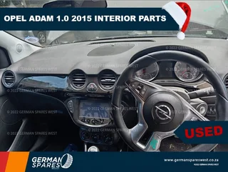 Opel Adam 1.0 2015 USED Interior parts for sale