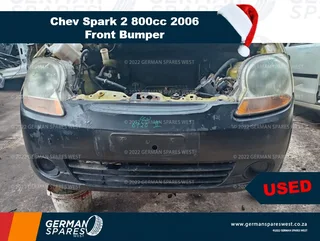 USED Front Bumper for Chev Spark 2 800cc 2006 now available