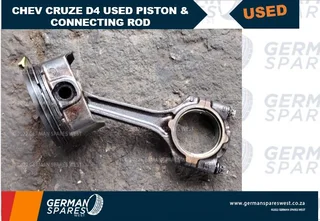 Chev Cruze D4 Used Piston &amp; Connecting Rod