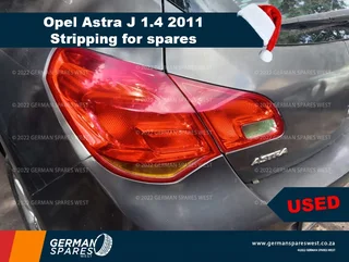 2011 Opel Astra J 1.4 Manual Stripping for spares