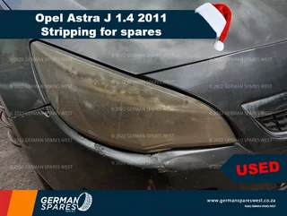 2011 Opel Astra J 1.4 Manual Stripping for spares
