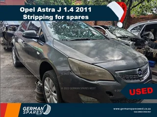 2011 Opel Astra J 1.4 Manual Stripping for spares