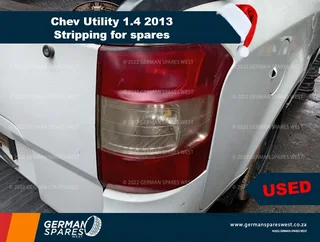 Chev Utility 1.4 2013 stripping for spares