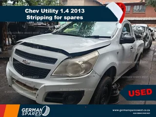 Chev Utility 1.4 2013 stripping for spares