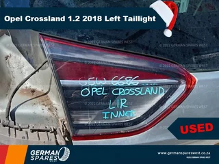 Opel Crossland 1.2 2018 USED Left Inner Taillight for sale