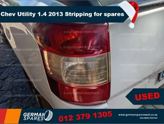 2013 Chevrolet Utility 1.4 Stripping for spares