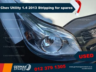 2013 Chevrolet Utility 1.4 Stripping for spares