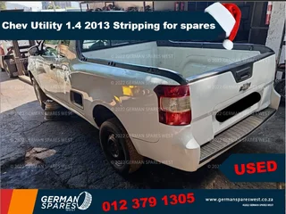 2013 Chevrolet Utility 1.4 Stripping for spares
