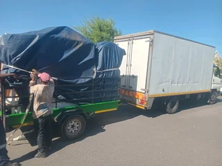 Bakkies and trucks with drivers for hire,we cover all areas