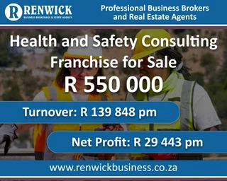 Business for Sale: Health &amp; Safety Consulting Franchise