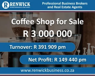 Business for Sale: Coffee Shop