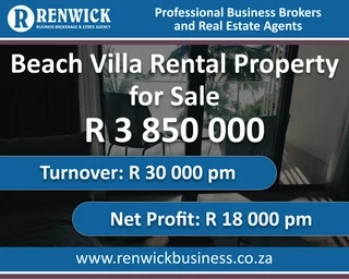 Business for Sale: Luxury Beach Villa in Mozambique