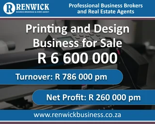 Business for Sale: Printing &amp; Design Business