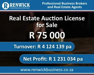 Business for Sale: Real Estate Auction License