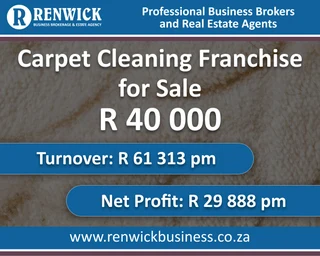 Business for Sale: Carpet Cleaning Franchise