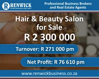 Business for Sale: Hair &amp; Beauty Salon