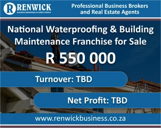 Business for Sale: National Waterproofing &amp; Building Maintenance Franchise