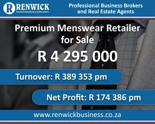 Business for Sale: Premium Menswear Retailer