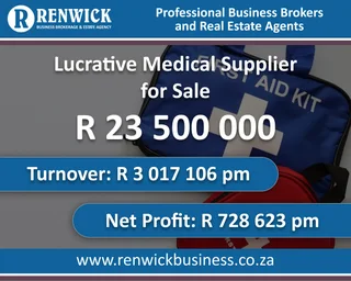 Business for Sale: Lucrative Medical Supplier